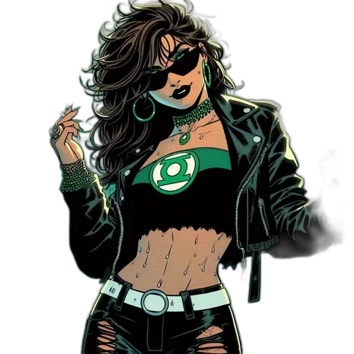 jacket, comic book art, cartoon, concept art transparent PNG cut-out