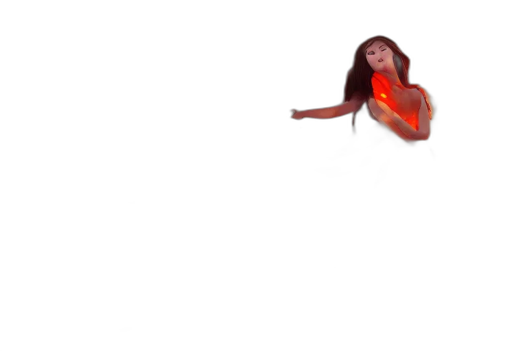 dress, hair, creature, animal transparent PNG cut-out