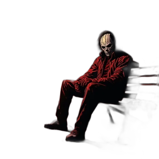 mask, jacket, creature, robot transparent PNG cut-out