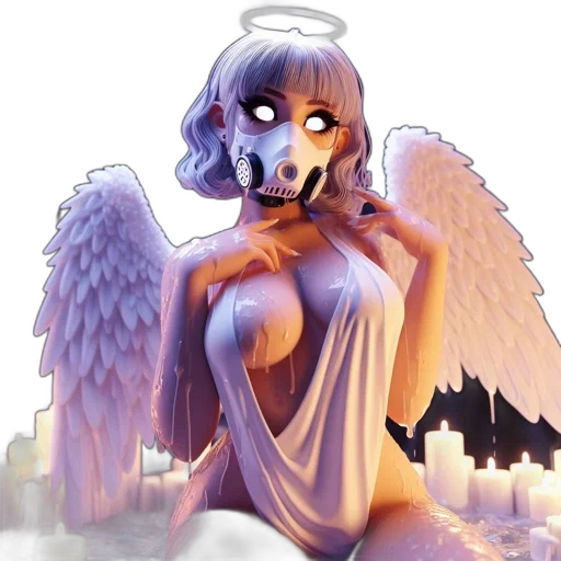 fantasy art, concept art, pixel art, anime transparent PNG cut-out