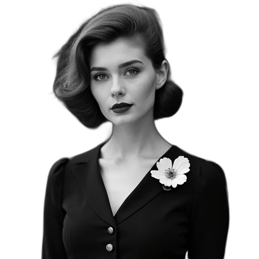 dress, jacket, face, crown transparent PNG cut-out