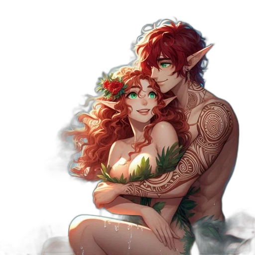 fantasy art, watercolor, concept art, pixel art transparent PNG cut-out