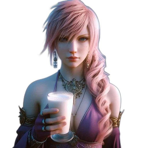 face, dress, dragon, bottle transparent PNG cut-out