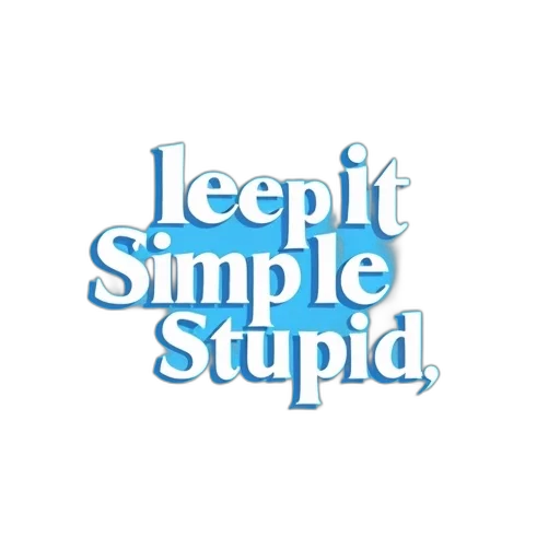 3d render, text, keep, simple transparent PNG cut-out
