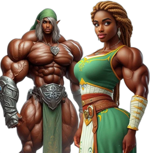 fantasy art, concept art, comic book art, pixel art transparent PNG cut-out