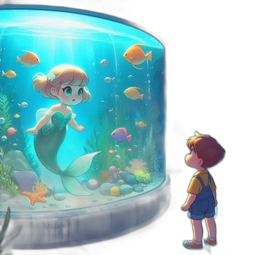 concept art, 3d render, fantasy art, watercolor transparent PNG cut-out