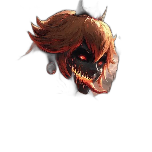 mask, face, creature, dragon transparent PNG cut-out