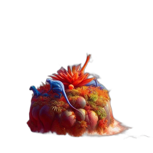 dragon, creature, food, crown transparent PNG cut-out