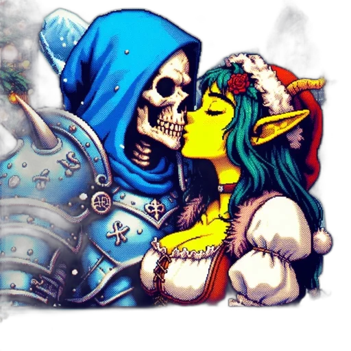 mask, fantasy art, pixel art, comic book art transparent PNG cut-out
