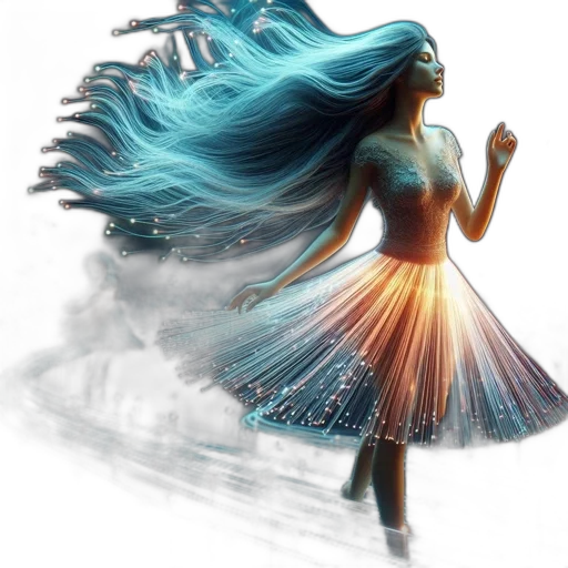 dress, hair, fantasy art, concept art transparent PNG cut-out