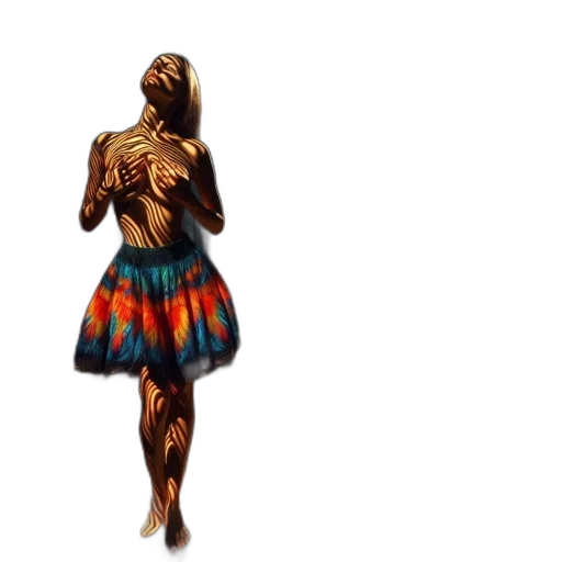 dress, jewelry, mask, shoes transparent PNG cut-out