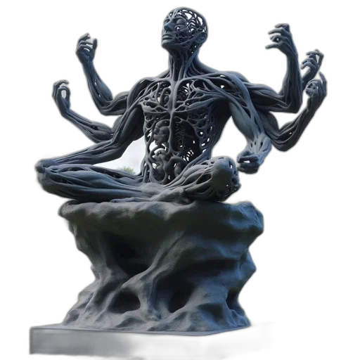 3d render, concept art, photorealistic, imposing transparent PNG cut-out