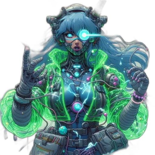 robot, staff, mask, weapon transparent PNG cut-out