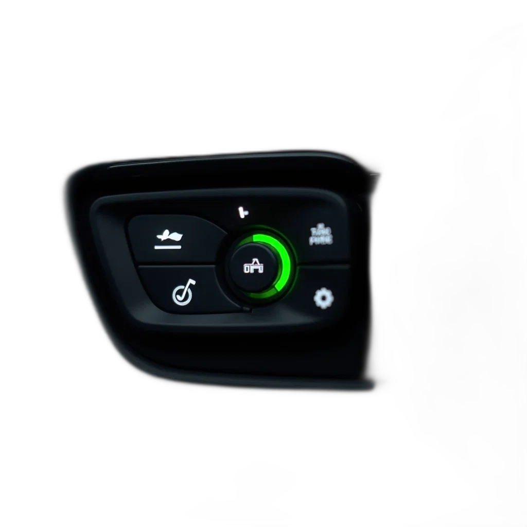 car, 3d render, close-up, dashboard transparent PNG cut-out
