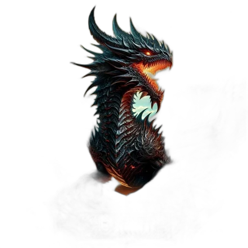 dragon, creature, animal, mask transparent PNG cut-out