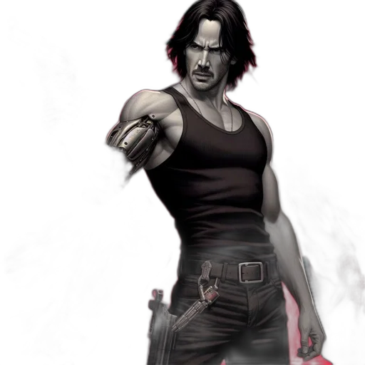 concept art, comic book art, fantasy art, photorealistic transparent PNG cut-out
