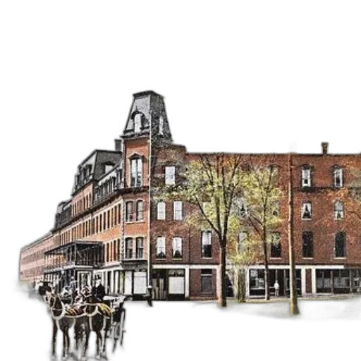 building, photorealistic, concept art, watercolor transparent PNG cut-out
