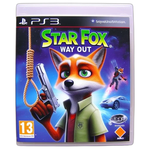 concept art, 3d render, fox, character transparent PNG cut-out