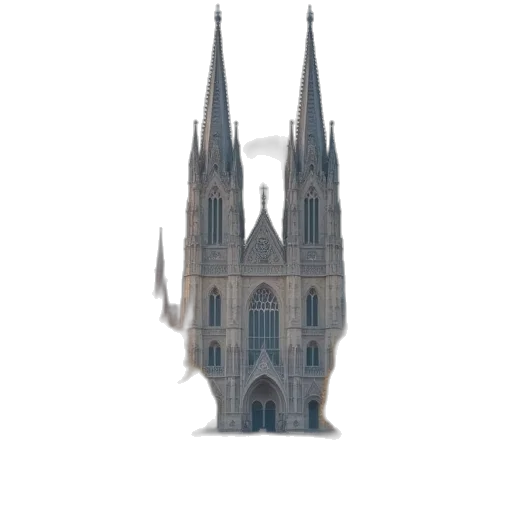 building, dragon, staff, face transparent PNG cut-out