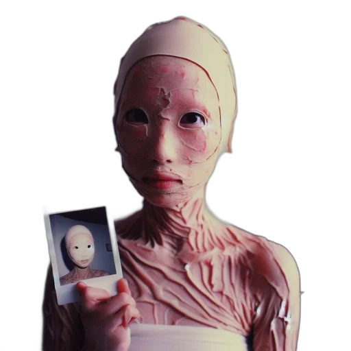 mask, face, robot, creature transparent PNG cut-out