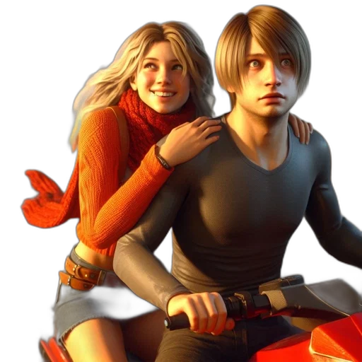 concept art, photorealistic, fantasy art, 3d render transparent PNG cut-out