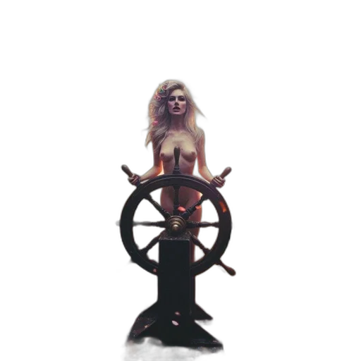 hair, crown, creature, weapon transparent PNG cut-out