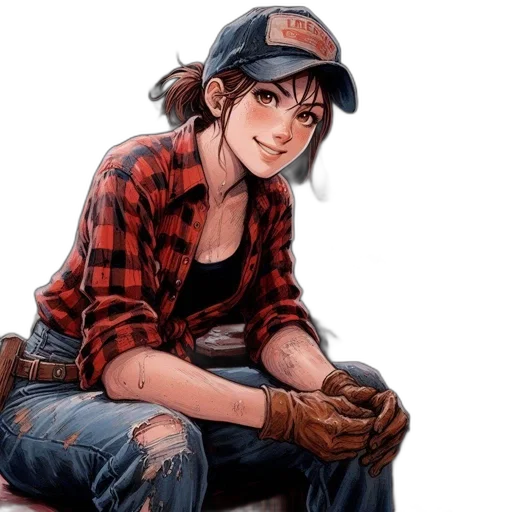 hat, weapon, comic book art, concept art transparent PNG cut-out