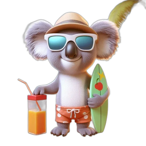 staff, animal, 3d render, concept art transparent PNG cut-out