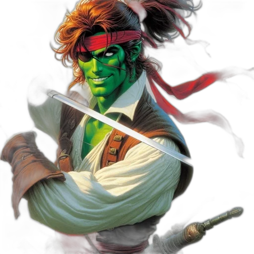 mask, staff, comic book art, concept art transparent PNG cut-out