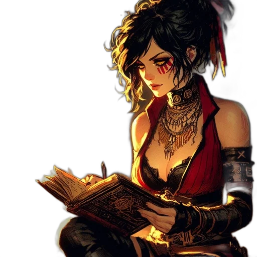 jewelry, staff, fantasy art, comic book art transparent PNG cut-out