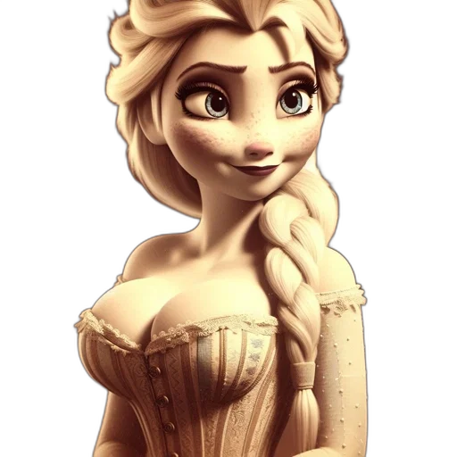 dress, crown, face, jewelry transparent PNG cut-out