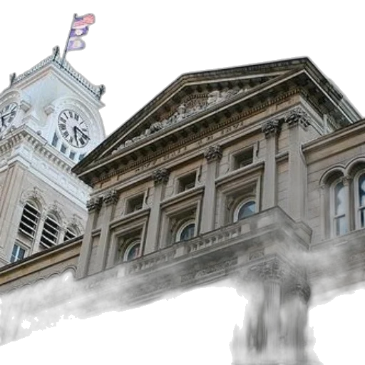 building, photorealistic, concept art, 3d render transparent PNG cut-out