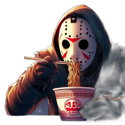 mask, food, concept art, pixel art transparent PNG cut-out