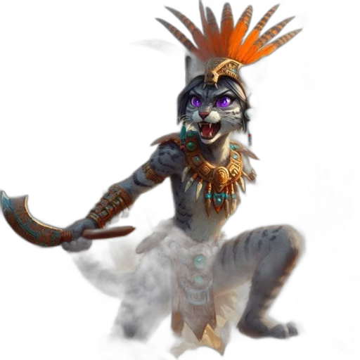 staff, animal, creature, mask transparent PNG cut-out