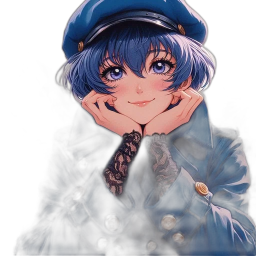 weapon, hat, face, staff transparent PNG cut-out