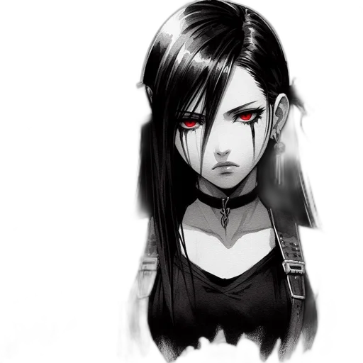 face, mask, comic book art, fantasy art transparent PNG cut-out