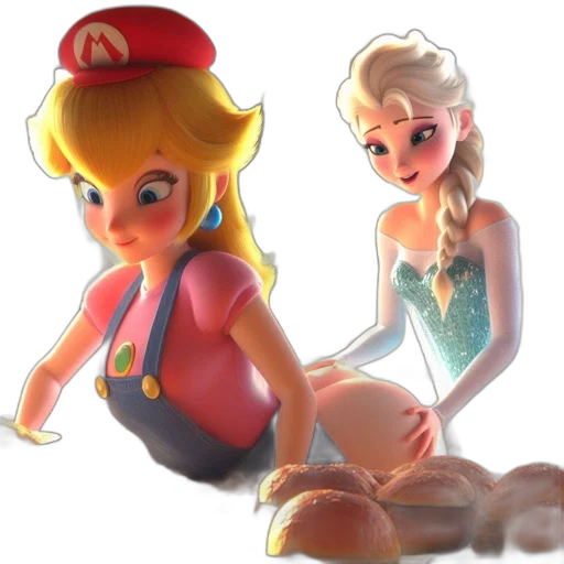 dress, food, 3d render, concept art transparent PNG cut-out