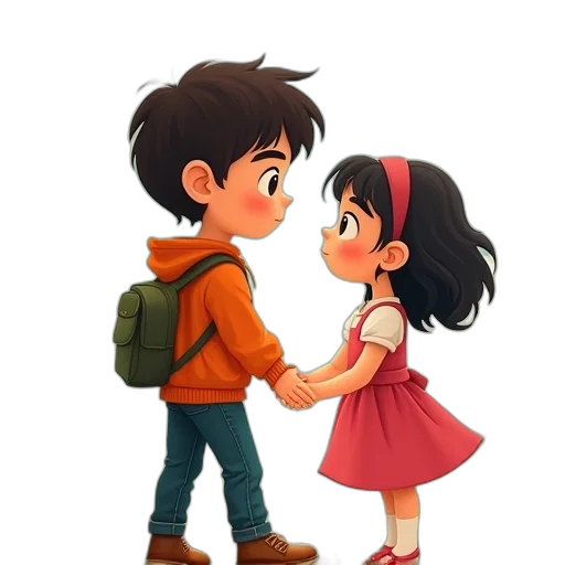 cartoon, concept art, 3d render, anime transparent PNG cut-out