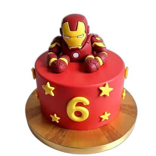 3d render, birthday, cake, red transparent PNG cut-out