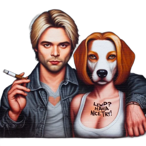 jacket, animal, pixel art, concept art transparent PNG cut-out
