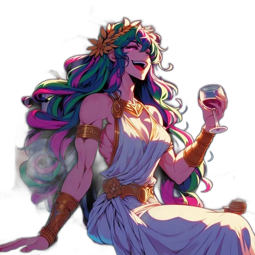 crown, concept art, fantasy art, vaporwave transparent PNG cut-out