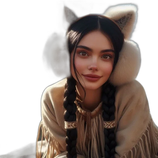 face, animal, hat, jacket transparent PNG cut-out
