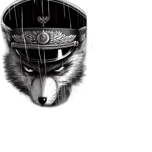 mask, animal, hat, comic book art transparent PNG cut-out
