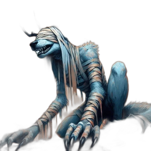 dragon, creature, animal, staff transparent PNG cut-out