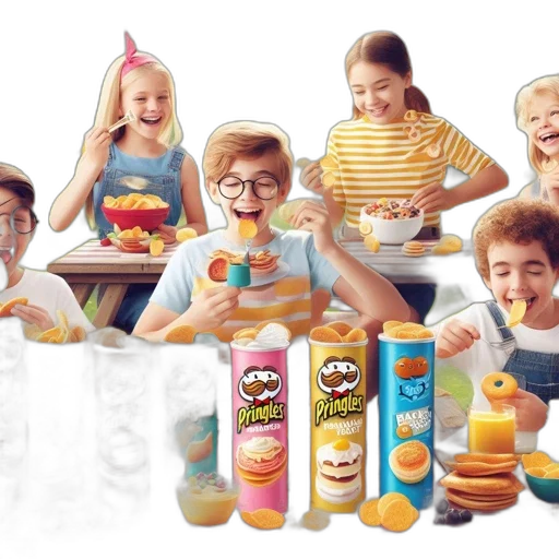 food, photorealistic, concept art, pastel transparent PNG cut-out