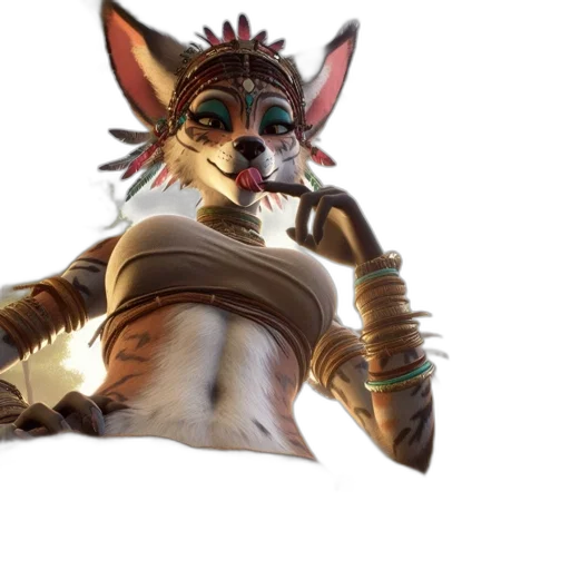 mask, staff, animal, creature transparent PNG cut-out