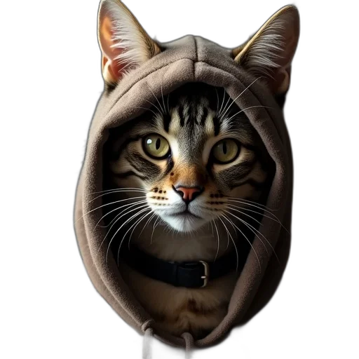 jacket, animal, hat, staff transparent PNG cut-out