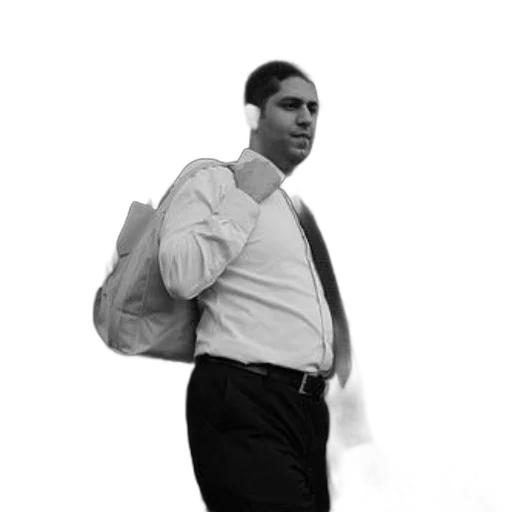 staff, jacket, photorealistic, man transparent PNG cut-out