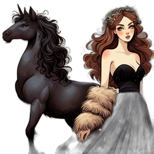 dress, fantasy art, concept art, cartoon transparent PNG cut-out