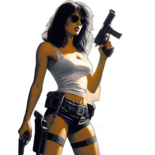 weapon, comic book art, concept art, pixel art transparent PNG cut-out